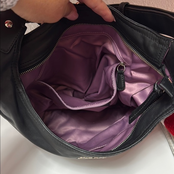 Coach Black Leather Hobo Shoulder Bag - Picture 3 of 3